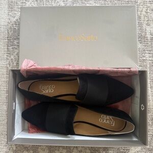 Franco Sarto Black Flats